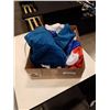 Image 1 : BOX OF MLS COLLECTIBLES, FLAGS AND HOMEDICS MASSAGER WORKING