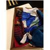 Image 2 : BOX OF MLS COLLECTIBLES, FLAGS AND HOMEDICS MASSAGER WORKING
