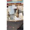 Image 16 : VINTAGE BREAD BOX WITH FOOD PROCESSER, CANNISTERS, FROGS AND MORE