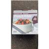 Image 7 : VINTAGE BREAD BOX WITH FOOD PROCESSER, CANNISTERS, FROGS AND MORE