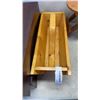 Image 9 : 4 WOOD VASES, 2 WOOD KIDS STOOL, WOOD CARRYING TRAY, MINI CROCK POT