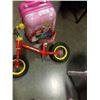 Image 3 : DISNEY PRINCESS HARD CASE LUGGAGE AND PAW PATROL PUSH BIKE