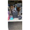 Image 1 : HARD CASE LUGGAGE BAG, BASEBALL HELMET AND BIKE HELMET
