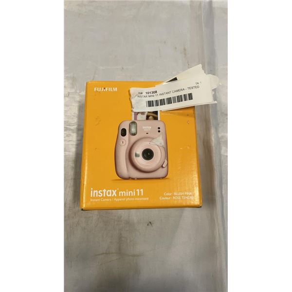 INSTAX MINI 11 INSTANT CAMERA - TESTED WORKING, RETAIL $99