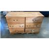 Image 1 : 6 DRAWER WOOD DRESSER