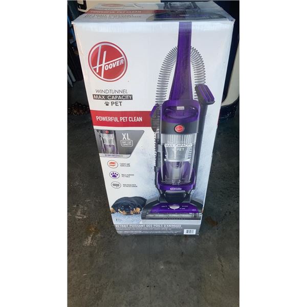 HOOVER WINDTUNNEL MAX CAPACITY PET BAGLESS UPRIGHT VACUUM - TESTED WORKING, RETAIL $299