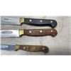 Image 6 : SHEFFIELD BONE HANDLE SERVING CUTLERY WITH WILTSHIRE KNIVES AND PIER ONE SERVING DISHES