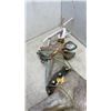 Image 11 : 2 FOUR FOOT SNOW MEN WITH 2 REINDEER NEEDING REPAIR