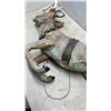 Image 12 : 2 FOUR FOOT SNOW MEN WITH 2 REINDEER NEEDING REPAIR
