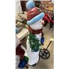 Image 5 : 2 FOUR FOOT SNOW MEN WITH 2 REINDEER NEEDING REPAIR