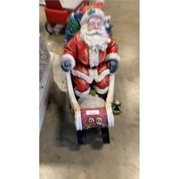 4FT SANTA CLAUS LAN STATUE