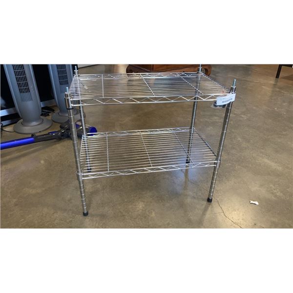 2 TIER ADJUSTABLE SHELF APPROX 22 INCHES TALL