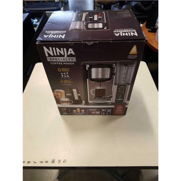 AS NEW NINJA SPECIALTY COFFEE MAKER 6 BREW SIZES 4 STYLES TESTED AND WORKING RETAIL $239