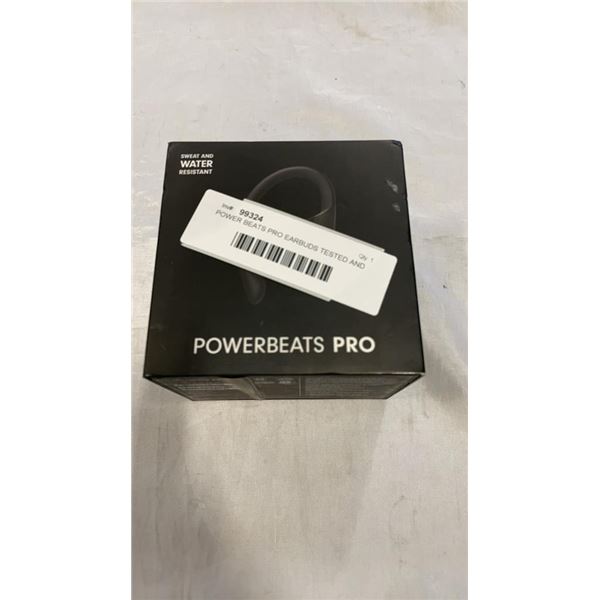 POWER BEATS PRO EARBUDS TESTED AND WORKING, RETAIL $329