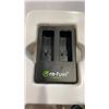 Image 3 : REFUEL DUAL BATTERY CHARGER FOR GOPRO BATTERIES HERO 5 6 7 BLACK AND HERO - TESTED WORKING