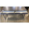 Image 2 : GRAY DESK WITH CORD MANAGEMENT