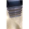 Image 2 : BLACK 4 DRAWER SHELF