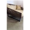 Image 4 : AS NEW FLOOR MODEL OUTDOOR ROPE-STYLE DAYBED - RETAIL $999   66" x 48"