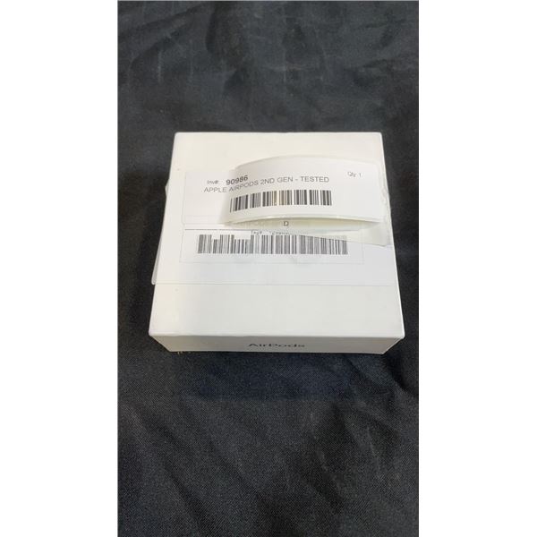 APPLE AIRPODS 2ND GEN - TESTED WORKING, RETAIL $169