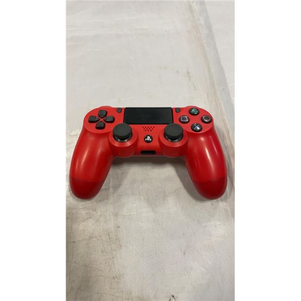 PS4 DUALSHOCK 4 CONTROLLER MAGMA RED - TESTED WORKING, RETAIL $74