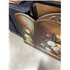 Image 4 : HAND PAINTED WOOD FIREPLACE SCREEN