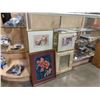 Image 1 : 2 SIGNED PRINTS, PAINTING AND MIRROR