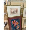 Image 2 : 2 SIGNED PRINTS, PAINTING AND MIRROR