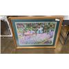 Image 1 : GARDEN AT GIVERNY BY MONET PRINT