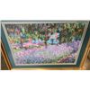 Image 2 : GARDEN AT GIVERNY BY MONET PRINT