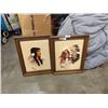 Image 1 : 2 FIRST NATION FRAMED ART