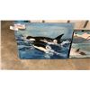 Image 6 : 2 ORCA PAINTINGS ON WOOD
