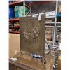Image 1 : BRASS FIRE SCREEN - TAVERN SCENE