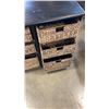 Image 3 : RUSTIC 6 DRAWER STORAGE UNIT WITH WOVEN DRAWERS
