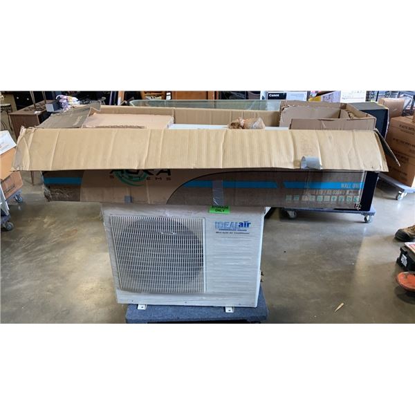 SPLIT TYPE AIR CONDITIONING UNIT  AU-036WU INDOOR UNIT AND URCA-24WN1 OUTDOOR UNIT 24,000 BTU, 220V 