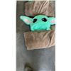 Image 2 : 3 NEW STAR WARS BABY YODA PLUSH BLANKETS WITH HOOD