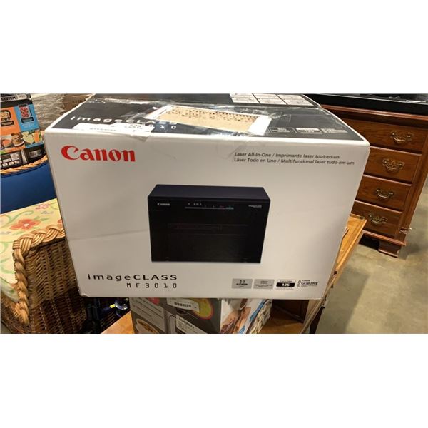 CANON IMAGE CLASS MF3010 LASER ALL-IN-ONE PRINTER TESTED AND WORKING, RETAIL $179