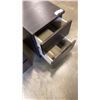 Image 4 : 2 BLACK 2 DRAWER NIGHTSTANDS
