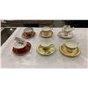 Image 1 : 6 CHINA CUPS AND SAUCERS - INCLUDING 2 AYNSLEY, ADDERLEY, ROYAL ALBERT, CONSORT AND ELLIE