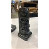 Image 9 : FIRST NATIONS FIGURES AND CARVINGS, SOAPSTONE, COMANCHE POTTERY BOWL