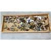 Image 3 : WOOD CASE OF MINI PORCELAIN FIGURES