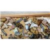 Image 7 : WOOD CASE OF MINI PORCELAIN FIGURES