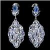 Image 1 : Natural Tanzanite & Kyanite Earrings