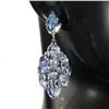 Image 2 : Natural Tanzanite & Kyanite Earrings
