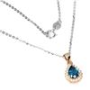Image 2 : Natural London Blue Topaz Necklace