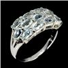 Image 2 : Natural Unheated Oval Aquamarine Ring