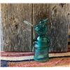 Image 1 : GLASS BLOWN GREEN INSULATOR BIRD