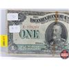 Image 2 : Dominion of Canada $1 Bill "Horse Blanket" : McCavour/Saunders S/N#E-139204 (See Pics for Varieties,