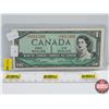 Image 1 : Canada $1 Bill 1954 *Replacement : Beattie/Rasminsky S/N# *AF0511262 (See Pics for Varieties, Condit