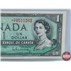 Image 3 : Canada $1 Bill 1954 *Replacement : Beattie/Rasminsky S/N# *AF0511262 (See Pics for Varieties, Condit