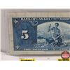 Image 5 : Bank of Canada $5 Bill 1937 : Coyne/Towers S/N#ES7308760 (See Pics for Varieties, Conditions, Serial